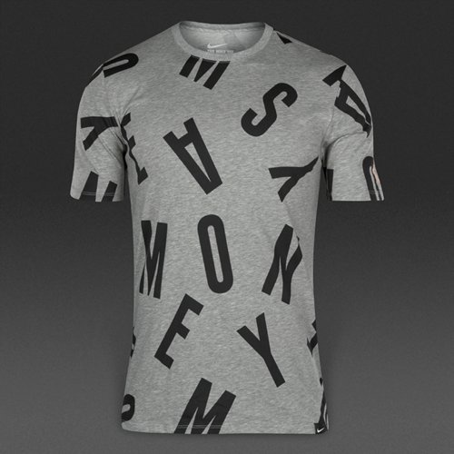 Nike KD Easy Money AOP Tee Dark Grey Heather for Men